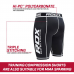 RDX X14 Compression Shorts with Groin Guard - Orange / S