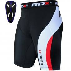 RDX MB Compression Shorts with Groin Cup - Blue / L