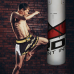 RDX F7 4ft / 5ft 3-in-1 Ego White / Red Training Punch Bag with Mitts Set - Unfilled / 5 ft