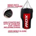 RDX AR 3-in-1 Angle Punch Bag with Gloves Set - Filled