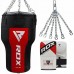 RDX AR 3-in-1 Angle Punch Bag with Gloves Set - Filled
