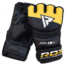 RDX J2 Kids MMA Grappling Gloves - Yellow