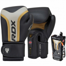 RDX T17 Aura Boxing Gloves - 10oz / Golden