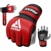 RDX F1 4oz MMA Grappling Gloves - White / XL