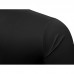 RDX T2 Black Short Sleeves Sweat-Wicking Gym T-Shirt - M / Black