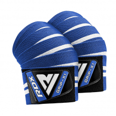 RDX K4 Weightlifting Knee Wraps OEKO-TEX® Standard 100 certified - Blue