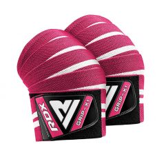 RDX K4 Weightlifting Knee Wraps OEKO-TEX® Standard 100 certified - Pink