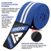 RDX K4 Weightlifting Knee Wraps OEKO-TEX® Standard 100 certified - Sky Blue