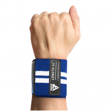 RDX W4 Wrist Support Wraps for Weight Lifting - L / Blue