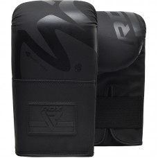 RDX F15 Noir Bag Gloves 4oz Black