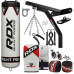 RDX F1 4ft / 5ft 17-in-1 Punch Bag with Bag Mitts Set - Filled / 4 ft