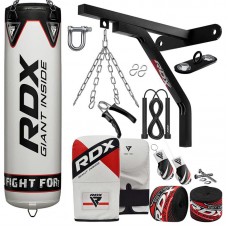 RDX F1 4ft / 5ft 17-in-1 Punch Bag with Bag Mitts Set - Unfilled / 5 ft