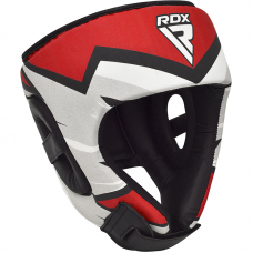 RDX J11 Kids Boxing Head Guard - Red