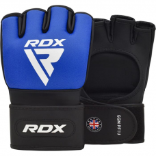 RDX PF1 MMA Fighting Grappling Gloves - Blue / XL
