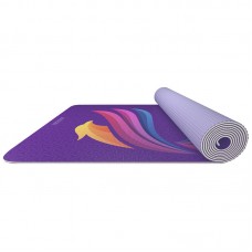 RDX D2 Iris 6mm PVC Yoga Mat Orchid Phoenix
