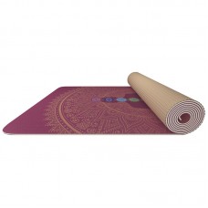 RDX D3 Iris 6mm PVC Yoga Mat Pink Sundial