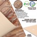 RDX D4 Iris 6mm PVC Yoga Mat Rustic Wood