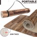 RDX D4 Iris 6mm PVC Yoga Mat Rustic Wood