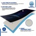 RDX D7 Iris 6mm PVC Yoga Mat Blue Dot