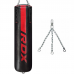 RDX F6 4ft / 5ft 2-in-1 KARA Training Punching Bag Set - Filled / 4 ft / Black