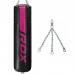 RDX F6 4ft / 5ft 2-in-1 KARA Training Punching Bag Set - Filled / 5 ft / Red
