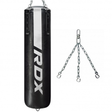 RDX F6 4ft / 5ft 2-in-1 KARA Training Punching Bag Set - Filled / 4 ft / White