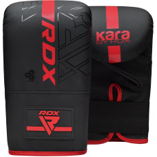 RDX F6 KARA Bag Gloves 4oz Black - Red