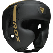 RDX F6 KARA Head Guard Black - Golden / XL