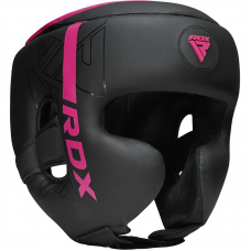 RDX F6 KARA Head Guard Black - Pink / M