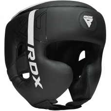 RDX F6 KARA Head Guard Black - White / L