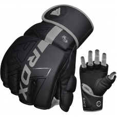 RDX F6 KARA MMA Grappling Gloves - Silver / S