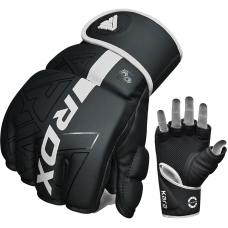 RDX F6 KARA MMA Grappling Gloves - White / S