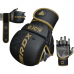 RDX F6 KARA MMA Sparring Gloves - Red / M