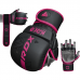 RDX F6 KARA MMA Sparring Gloves - Red / M