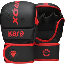 RDX F6 KARA MMA Sparring Gloves - Red / L