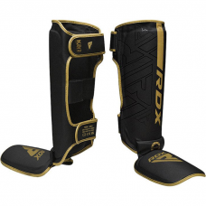 RDX F6 KARA MMA Shin Instep Guards - Golden / S