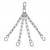 RDX F6 KARA 4ft / 5ft 3-in-1 Punch Bag u0026 Bag Gloves Set - Silver / Unfilled / 4 ft