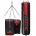 RDX F6 KARA 4ft / 5ft 3-in-1 Punch Bag u0026 Bag Gloves Set - Silver / Unfilled / 4 ft
