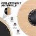 RDX W1 Wooden Wobble Round Balance Board - Black