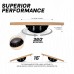 RDX W1 Wooden Wobble Round Balance Board - Black