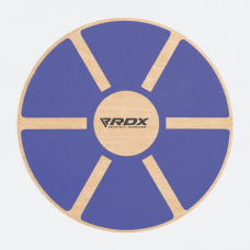 RDX W1 Wooden Wobble Round Balance Board - Blue