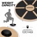RDX W1 Wooden Wobble Round Balance Board - Blue