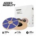RDX W1 Wooden Wobble Round Balance Board - Blue