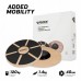 RDX W1 Wooden Wobble Round Balance Board - Orange