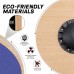RDX W1 Wooden Wobble Round Balance Board - Orange