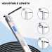 RDX 75P Rechargeable 10.3ft Smart Digital Counter Skipping Rope with USB u0026 App