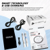 RDX 75P Rechargeable 10.3ft Smart Digital Counter Skipping Rope with USB u0026 App