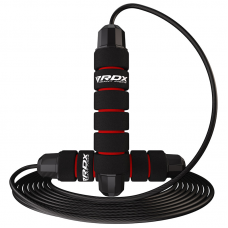 RDX W1 Jump Rope With Foam Handles - Red