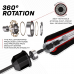 RDX W1 Jump Rope With Foam Handles - Red