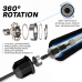 RDX W1 Jump Rope With Foam Handles - Blue